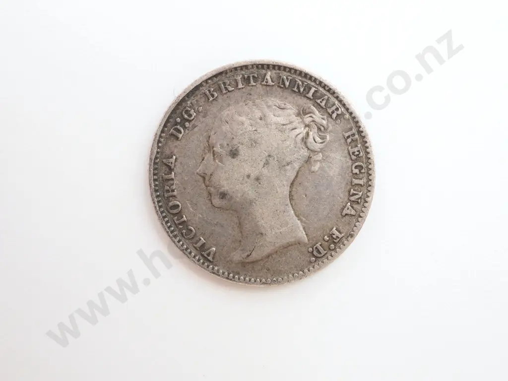 1854 United Kingdom 4 Pence  Image 1++