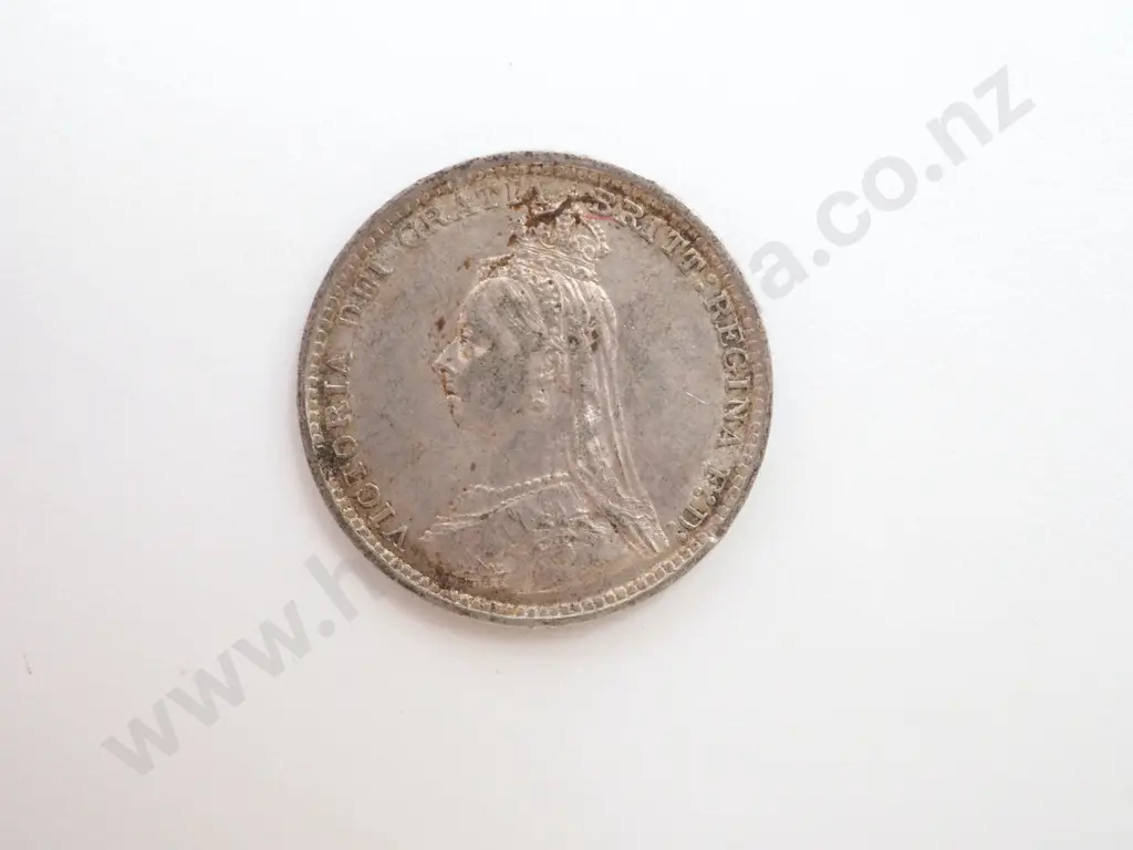 1889 United Kingdom Threepence Image 1++