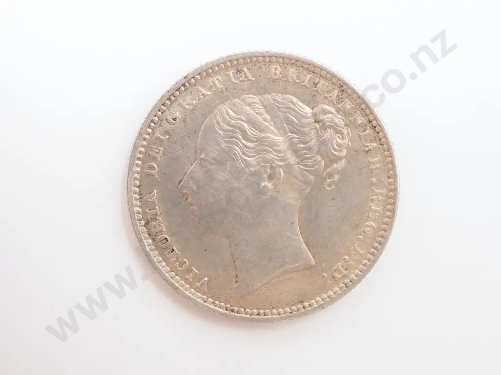1880 United Kingdom Shilling Image 1++