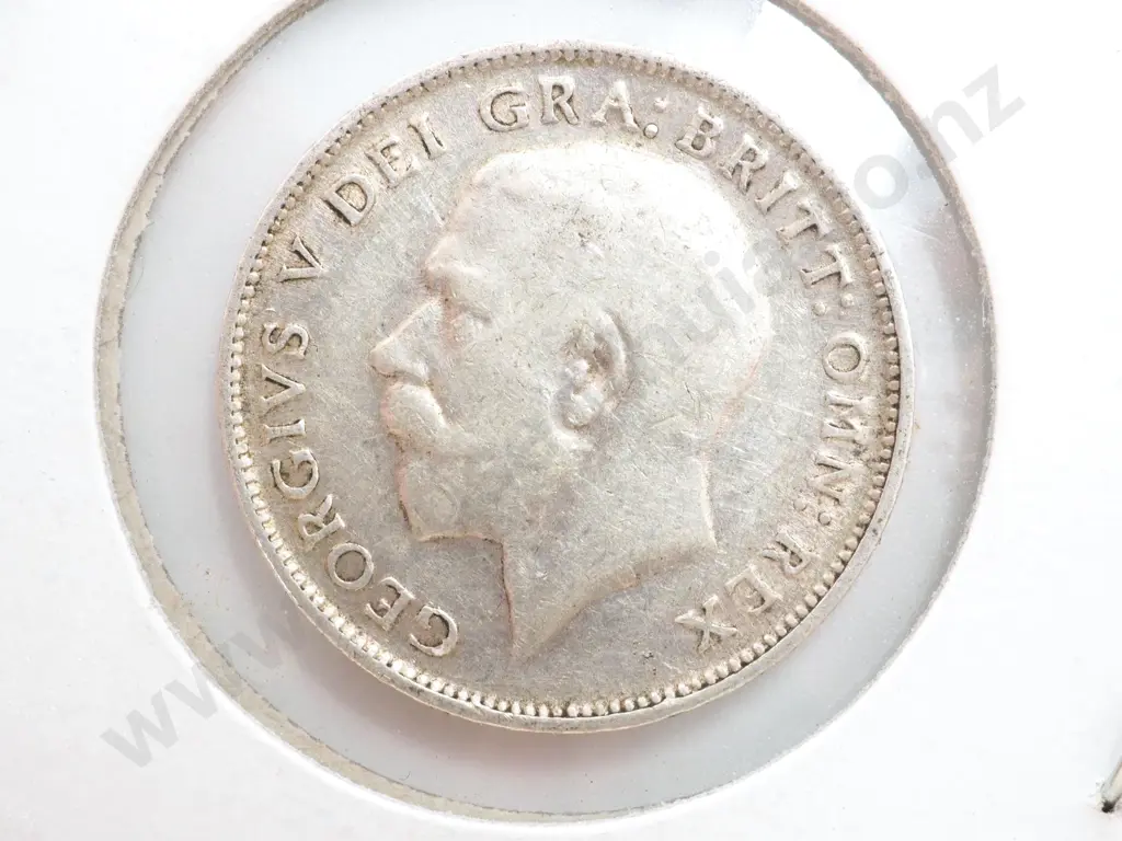 1912 United Kingdom Sixpence Image 1++
