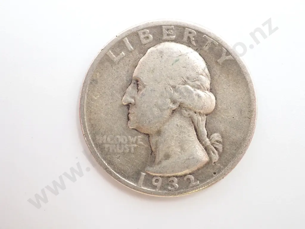 1932-2 United States of America Quarter Dollar CV $135 USD Image 1++