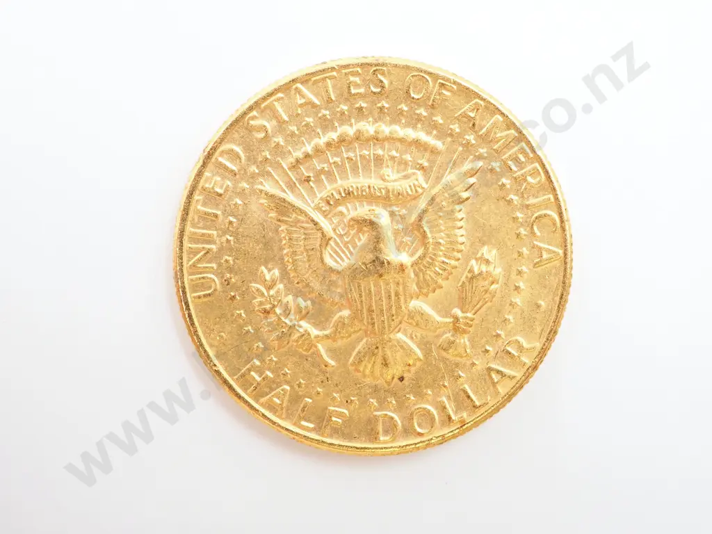 1974-D United States of America Half Dollar: Gold Plated Image 1++