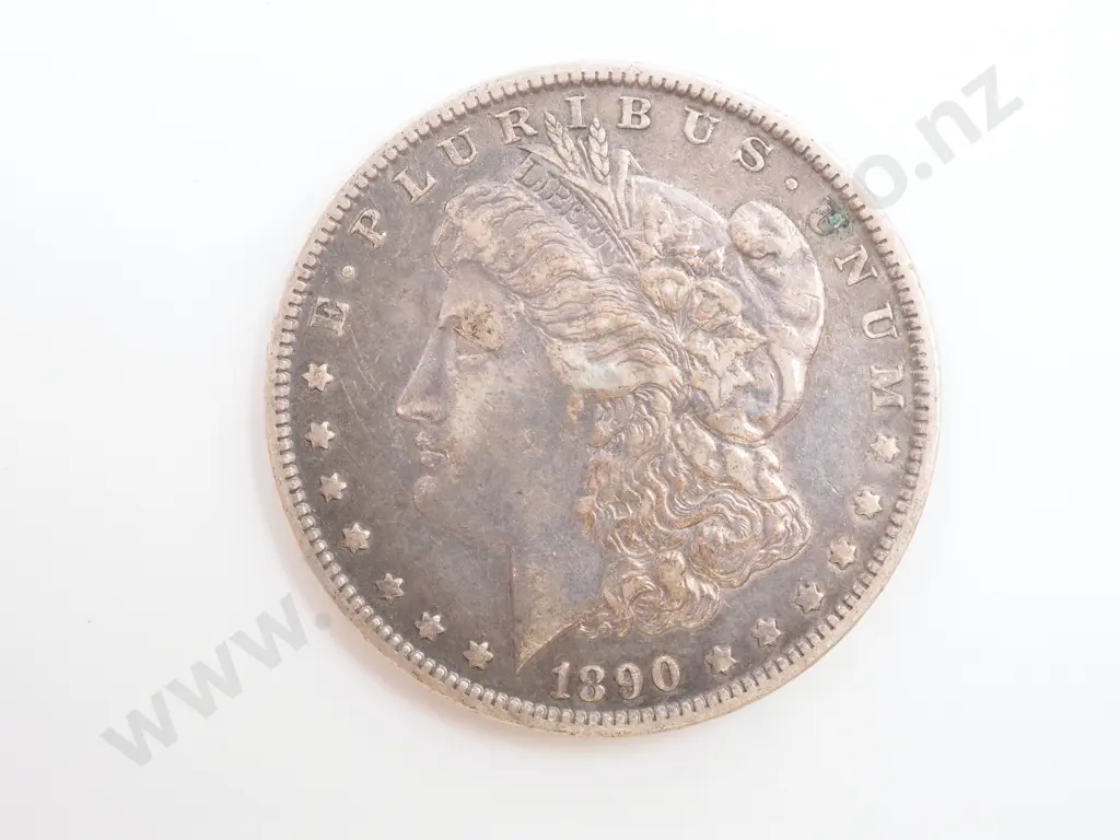 1890 United States of America Morgan Dollar Image 1++