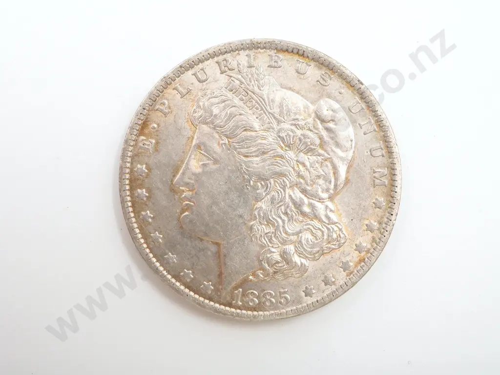 1885 United States of America Morgan Dollar Image 1++
