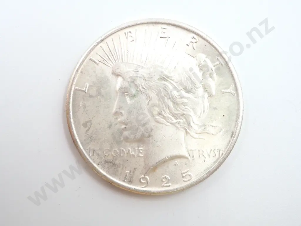 1925 United States of America Liberty Dollar: Better Grade Image 1++