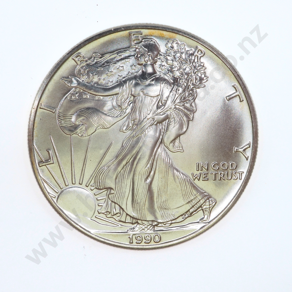 1990 United States of America Liberty Dollar  Image 1++