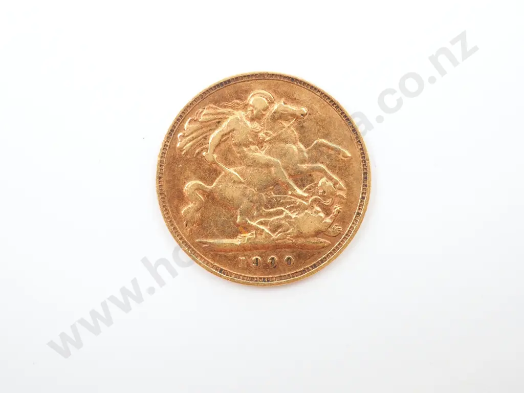 1900 United Kingdom Half Sovereign Image 1++