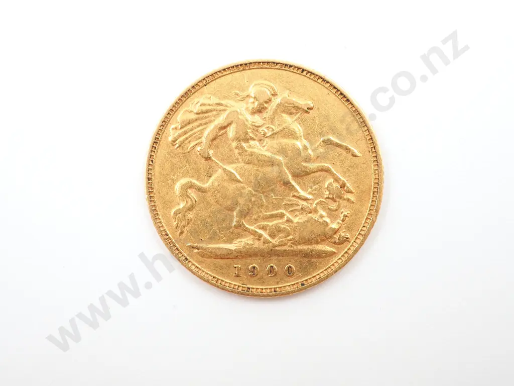 1900 United Kingdom Half Sovereign Image 1++