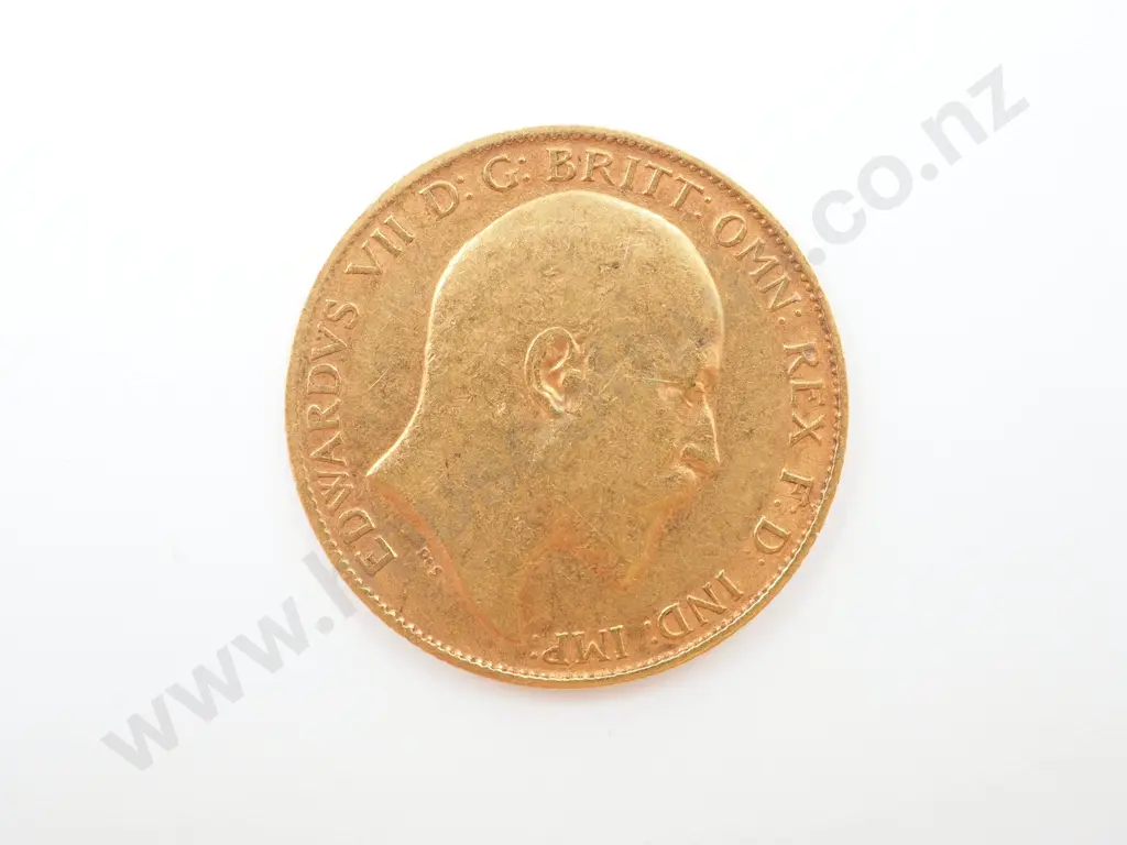 1902 United Kingdom Half Sovereign Image 1++