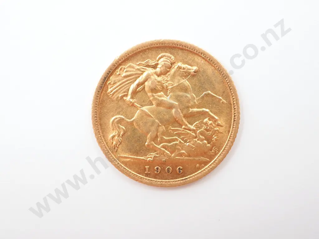1906 Sydney Half Sovereign  Image 1++