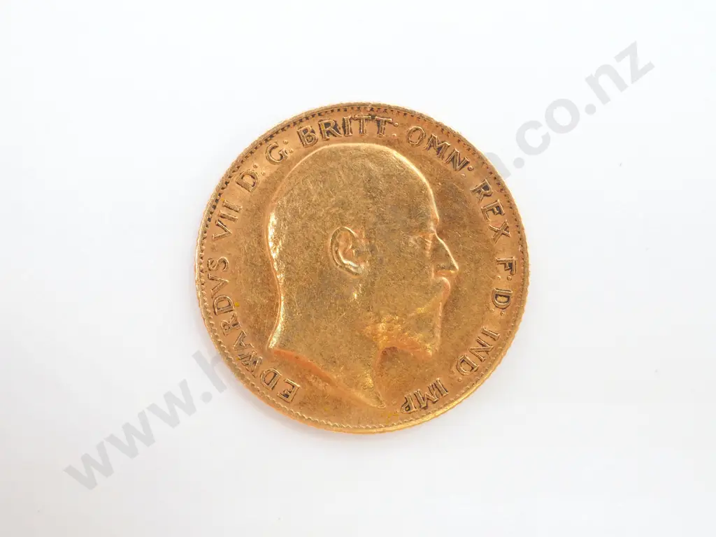 1906 United Kingdom Half Sovereign Image 1++