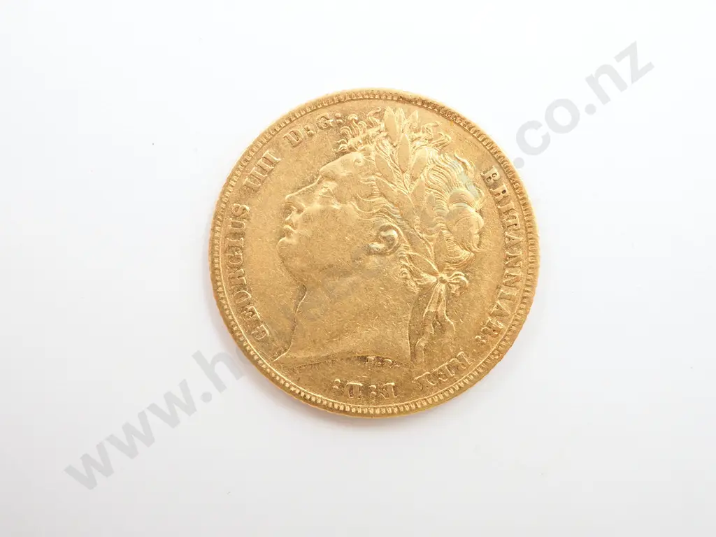 1821 United Kingdom Full Sovereign Image 1++