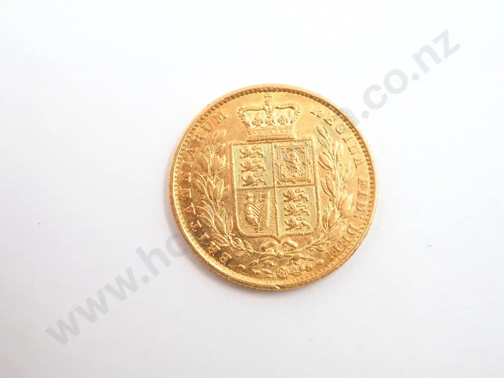 1854 United Kingdom Full Sovereign Image 1++