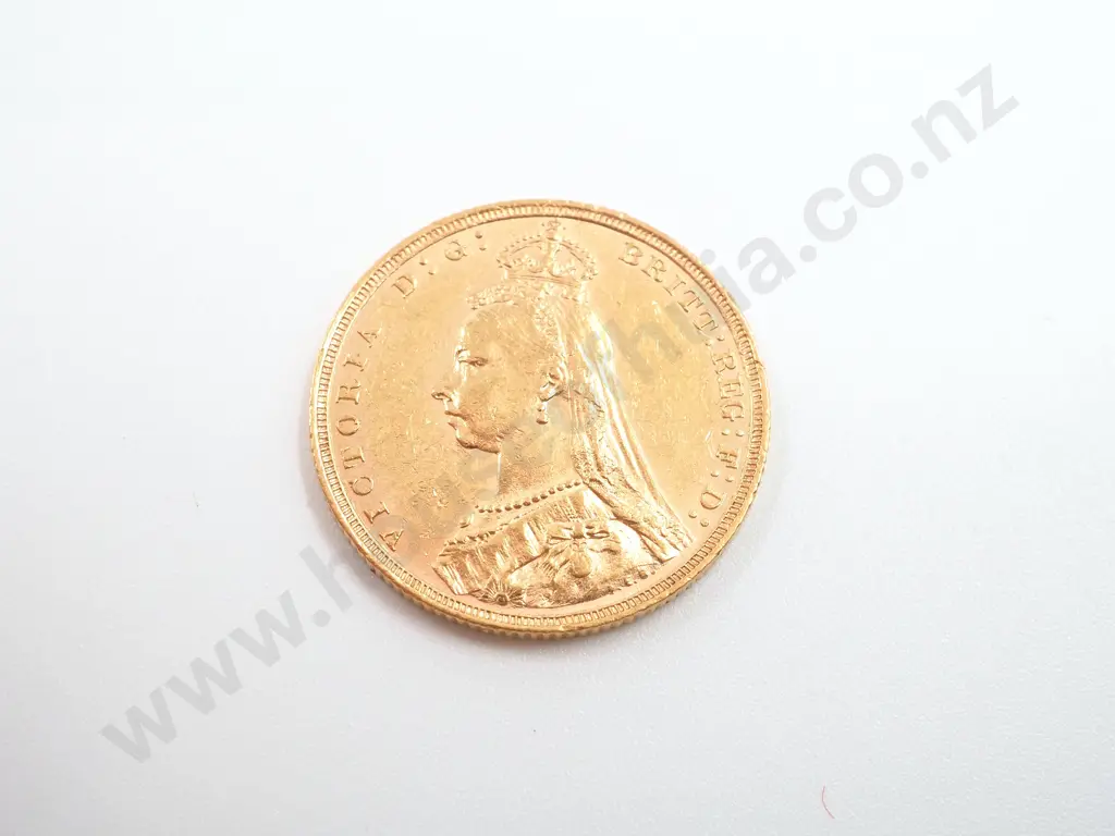1892 Sydney Full Sovereign Image 1++