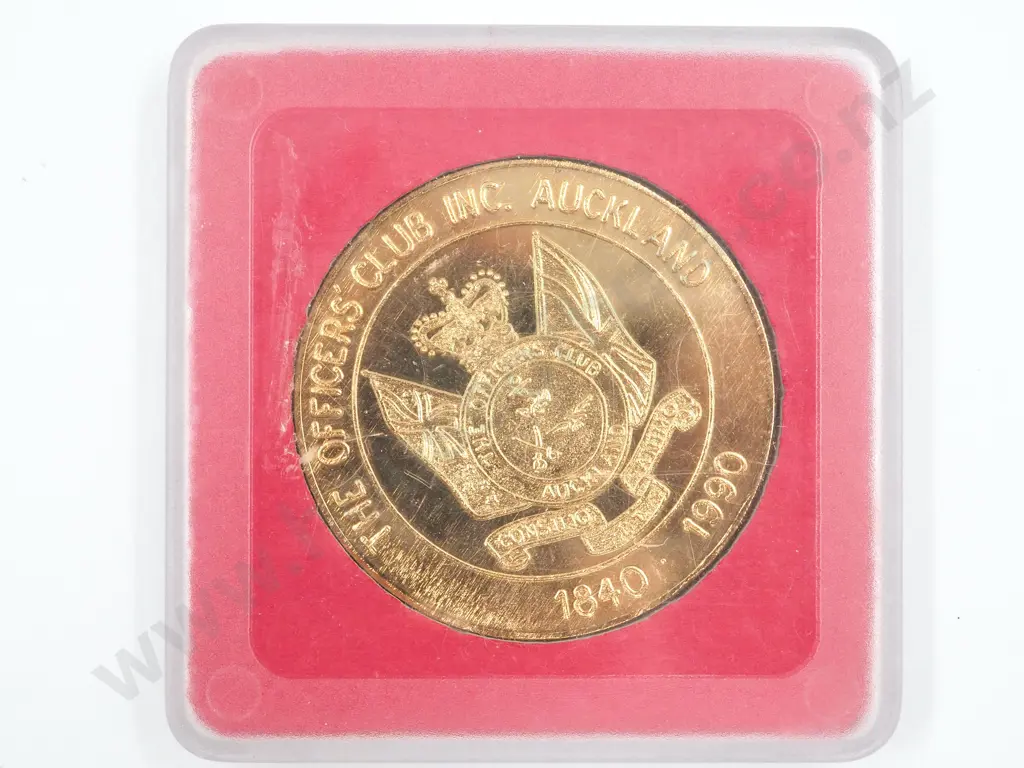 Auckland Officers Club 150 Year Commemorative Medal Image 1++