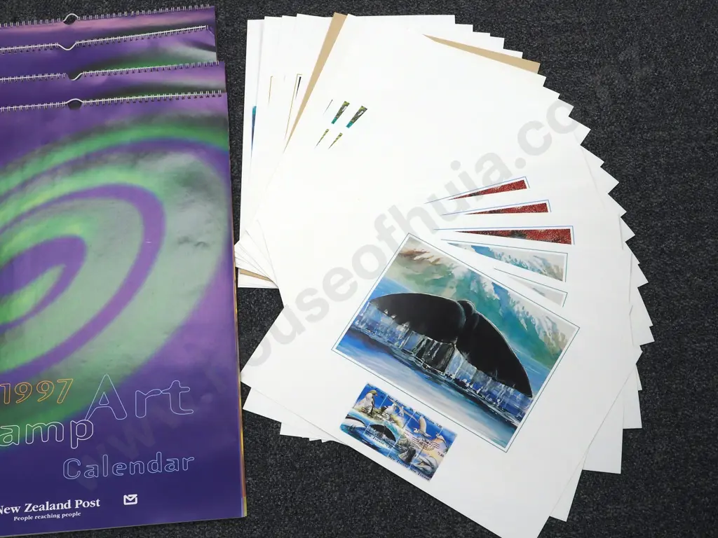 Collection of NZ Stamp Calendars & Stamps Image 1++