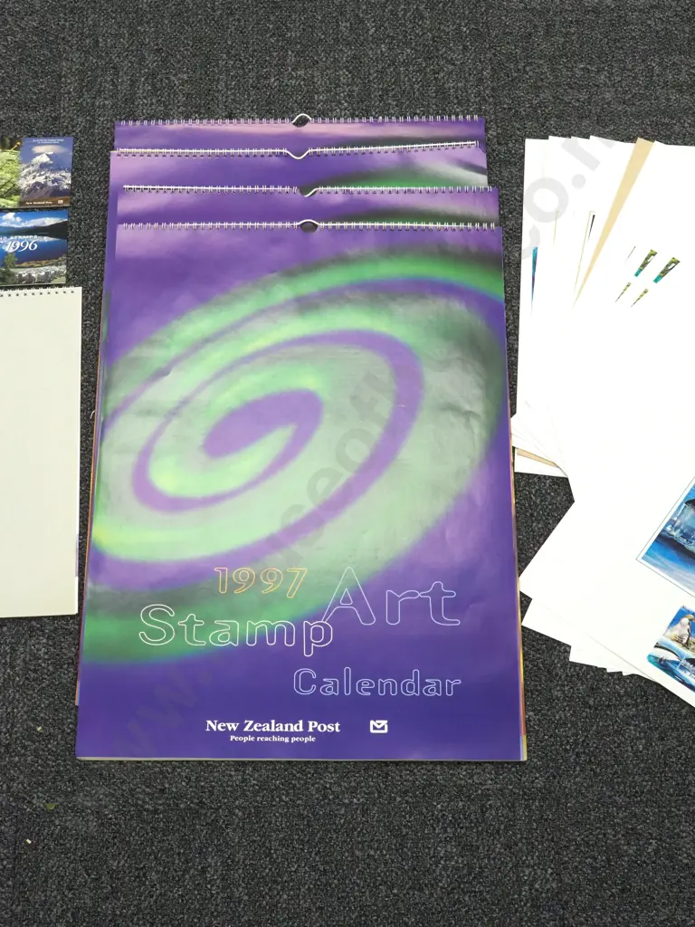 Collection of NZ Stamp Calendars & Stamps Image 1++