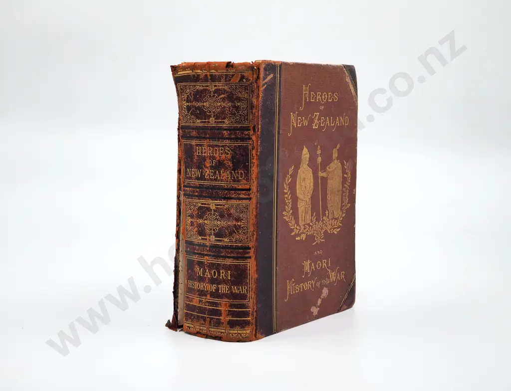 Heroes of New Zealand and Maori History of the War (Spine in need of repair) Image 1++