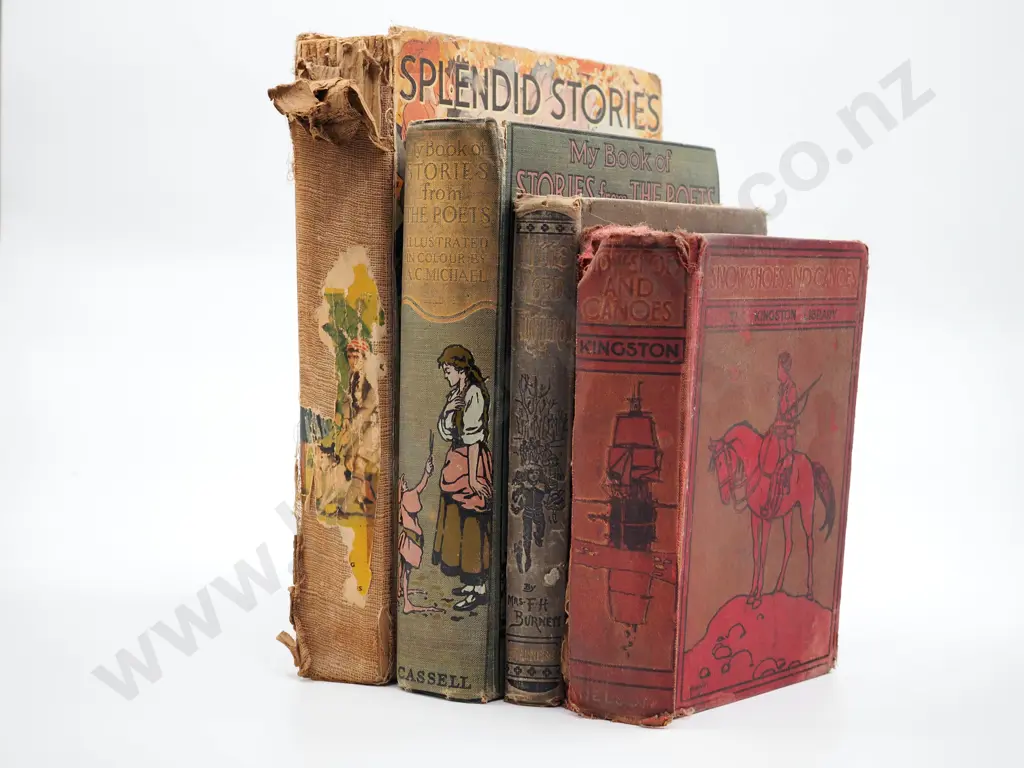 Lot of Four Antique Children's Books  Image 1++