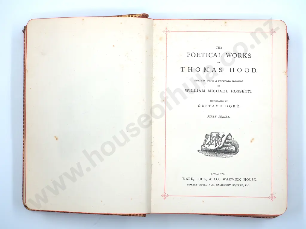 The Poetical Works of Thomas Hood. Edited by William Michael Rossetti: First Series Image 1++