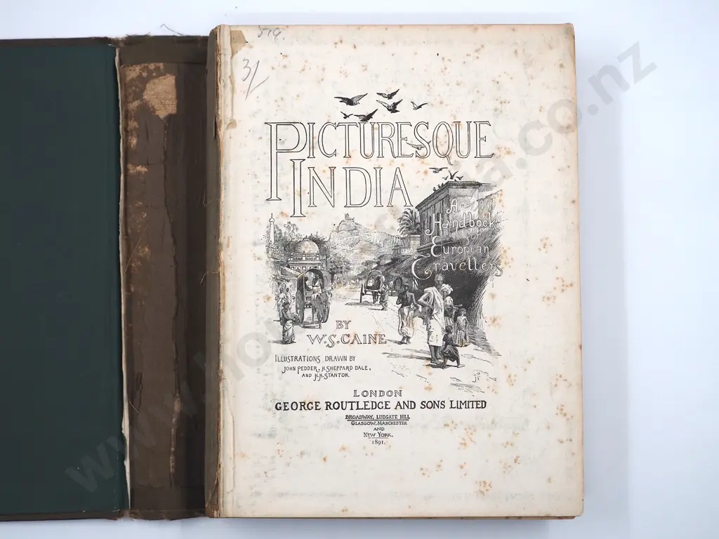 Picturesque India: W S Caine A/F Image 1++