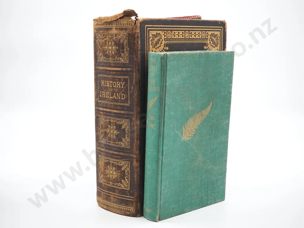 The History of Ireland: Martin Harvey 1885 A/F & The Story of New Zealand W H Oliver 1960 Image 1++