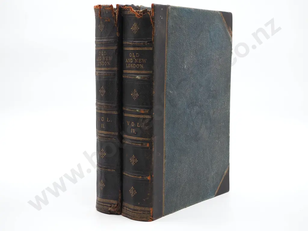 Old & New London Vol 2 & 4: Edward Walford A/F Image 1++