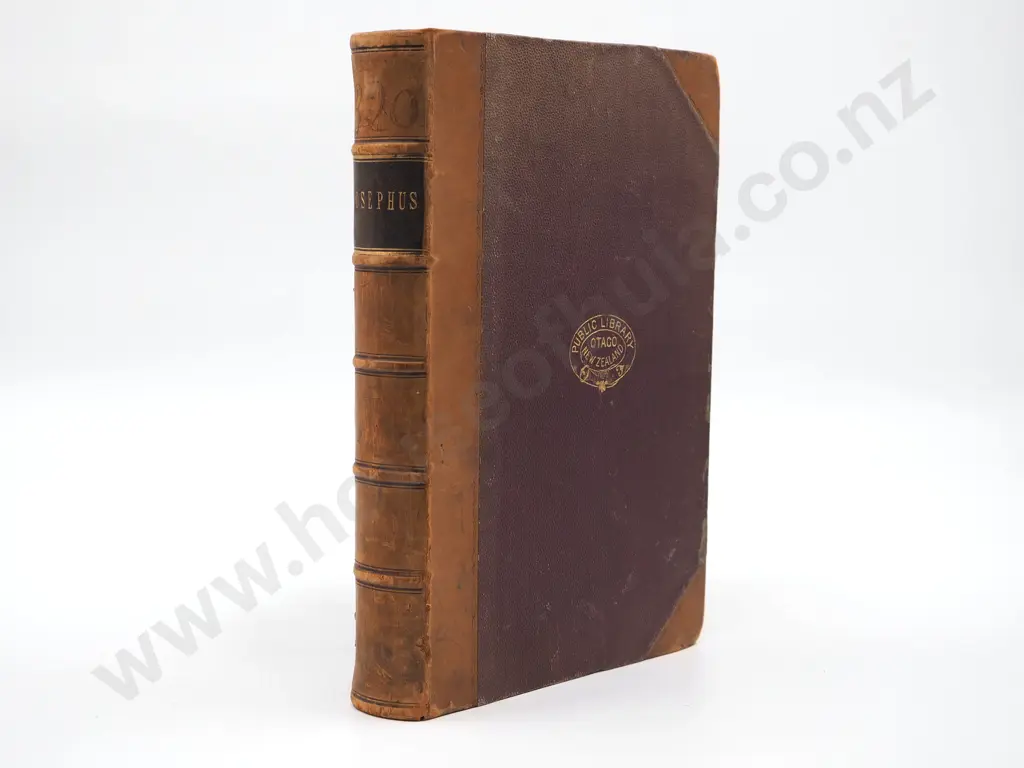 The Works of Flavius Josephus: Public Library Otago  Image 1++