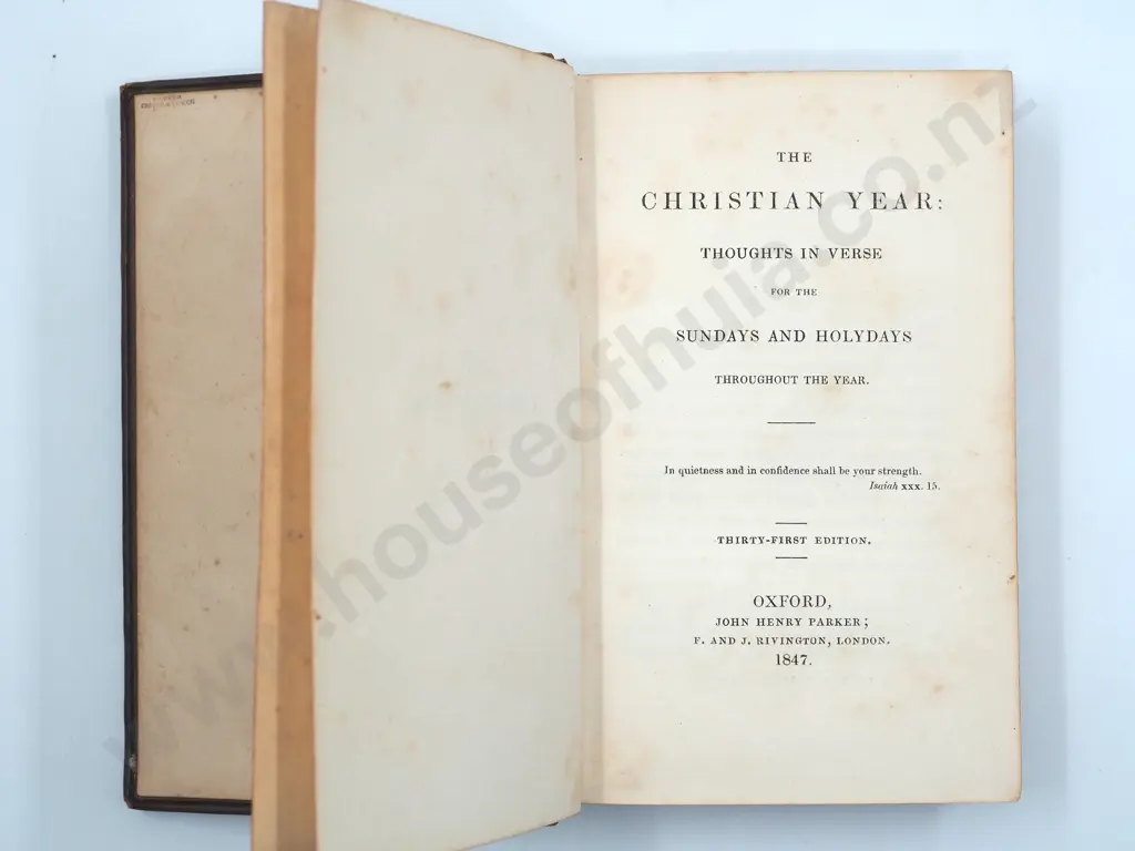 The Christian Year: 1847  Image 1++