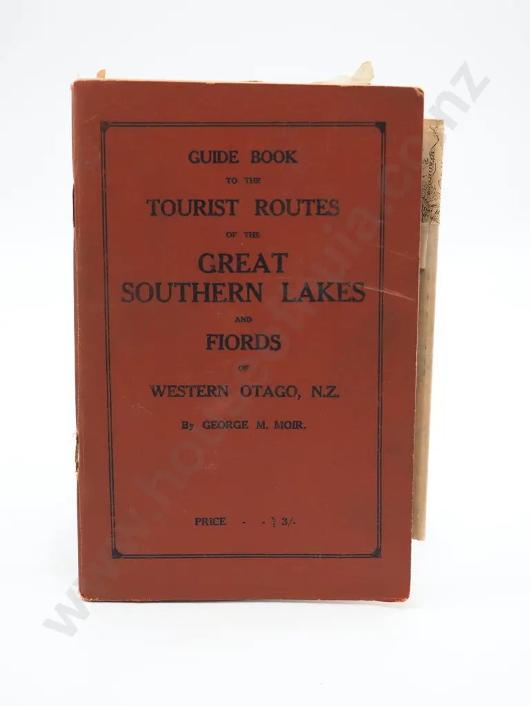 Guide Book of the Great Southern Lakes of Western Otago; George Moir  Image 1++