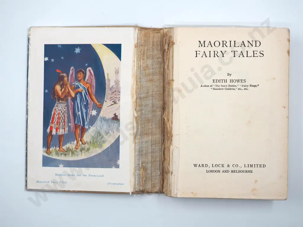 Fairy Folk Tales of the Maori by James Cowan Second Edition & Maoriland Fair Tales by Edith Howes 1950 A/F Image 1++
