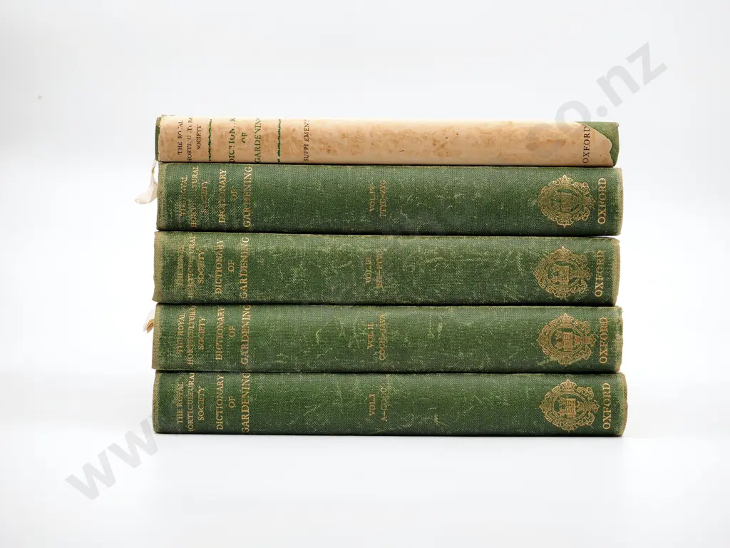 The Royal Horticultural Society Dictionary of Gardening: P Synge, Oxford Clarendon Press (Four Volumes & Supplement) Image 1++