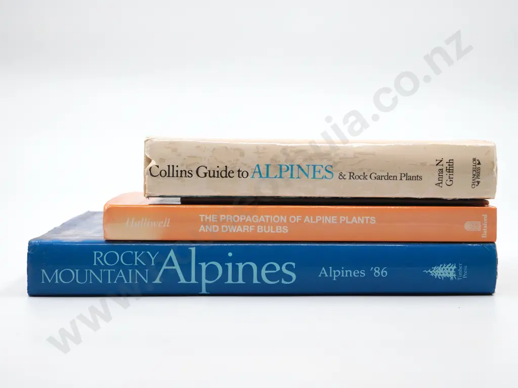 Lot of Four Books on Alpine Plants Image 1++