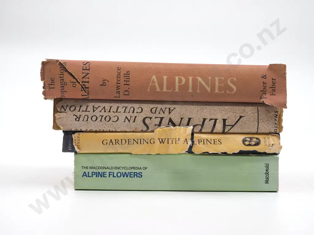 Lot of Four Books on Alpine Gardens Image 1++