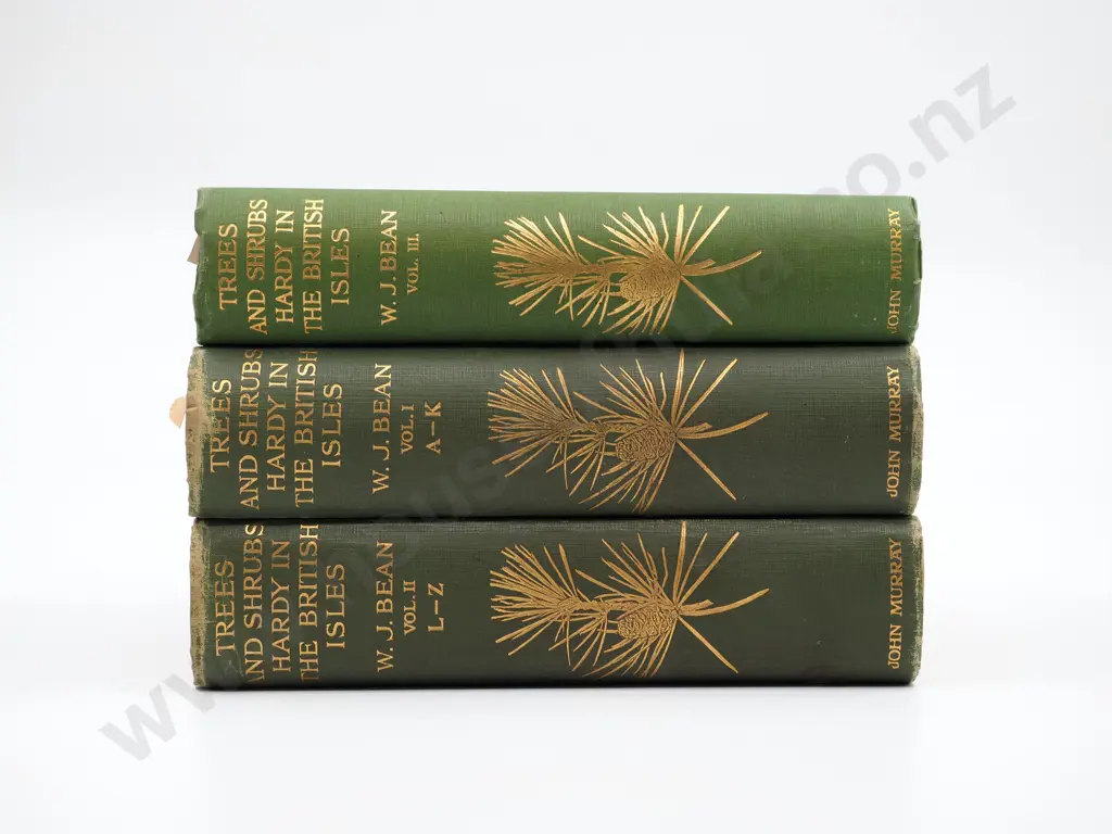 Trees & Shrubs Hardy in the British Isles: W J Bean ( Three Volumes)  Image 1++