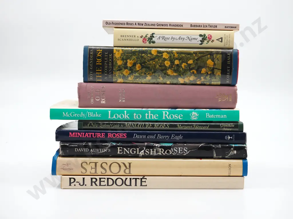 Lot of Ten Books on Roses Image 1++