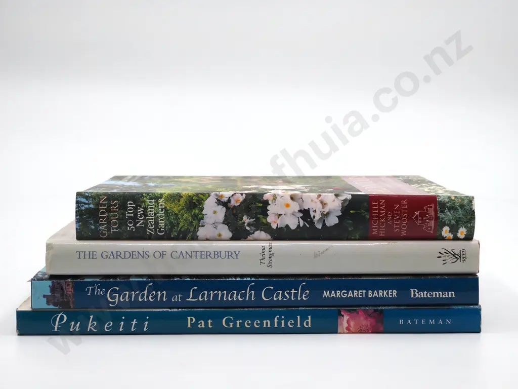 Lot of Four Books on New Zealand Gardens Image 1++