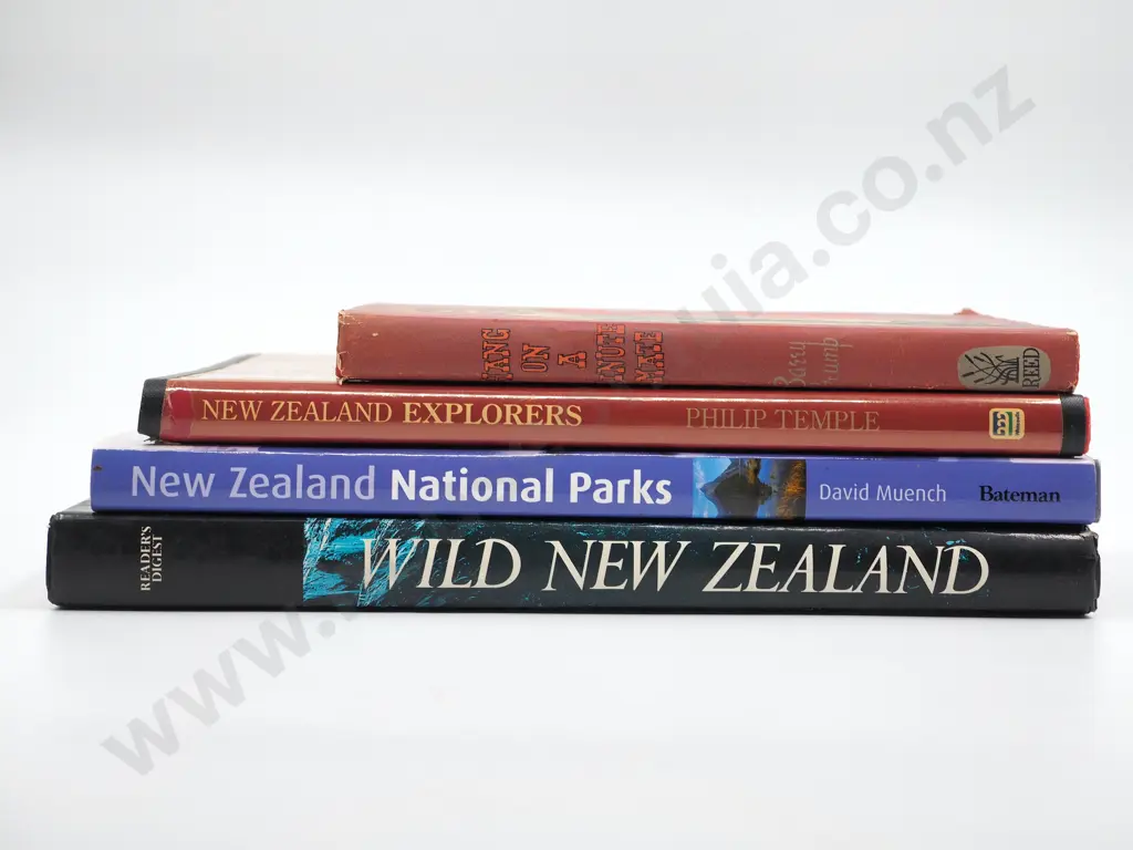 Lot of Four Books on New Zealand Outdoors Image 1++