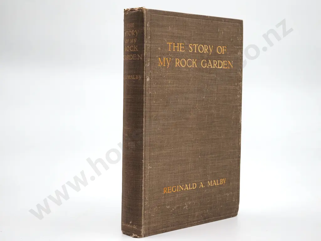 The Story of My Rock Garden : Reginald A Malby Image 1++