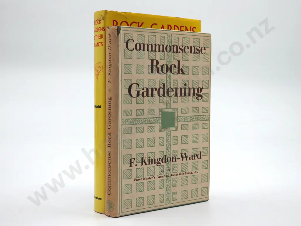 Lot of Two Books on Rock Gardening Image 1++