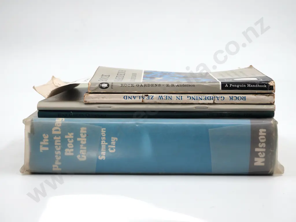 Lot of Five Books on Rock Gardens Image 1++