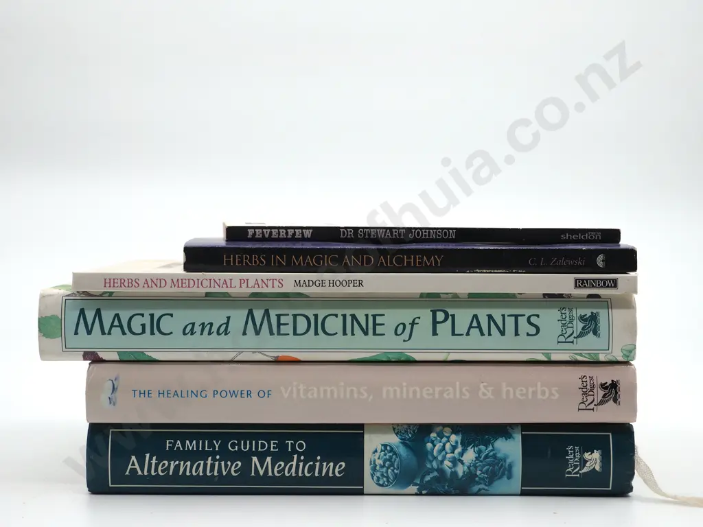 Lot of Six Books on Herbal Remedies  Image 1++