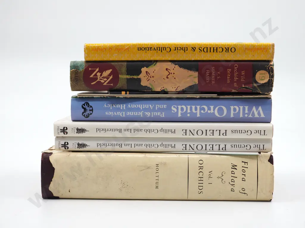 Lot of Six Books on Orchids Image 1++