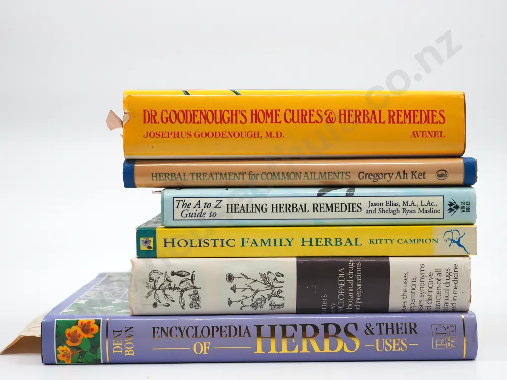 Lot of Six Books on Herbal Remedies  Image 1++