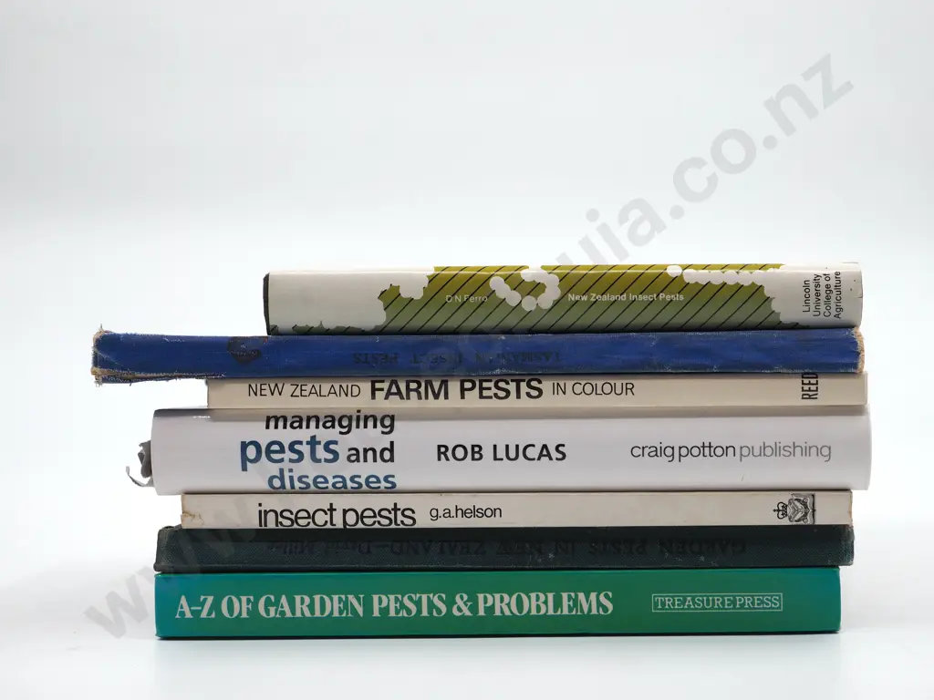 Lot of Seven Books on Insects & Pests Image 1++