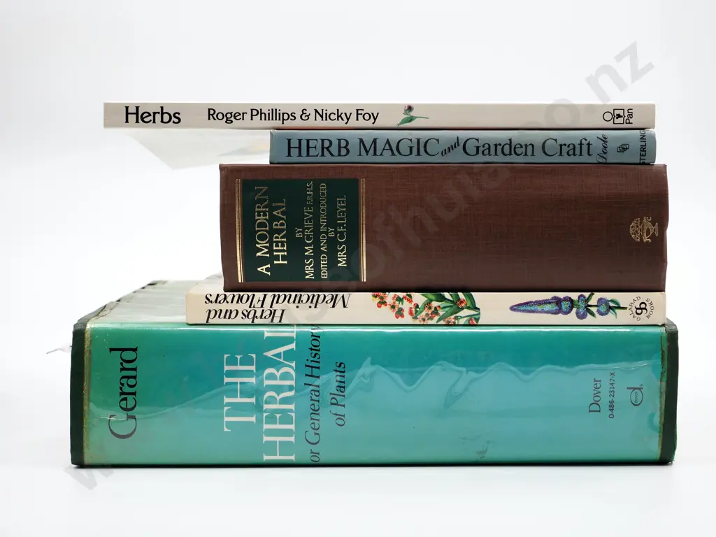 Lot of Five Books on Herbs  Image 1++