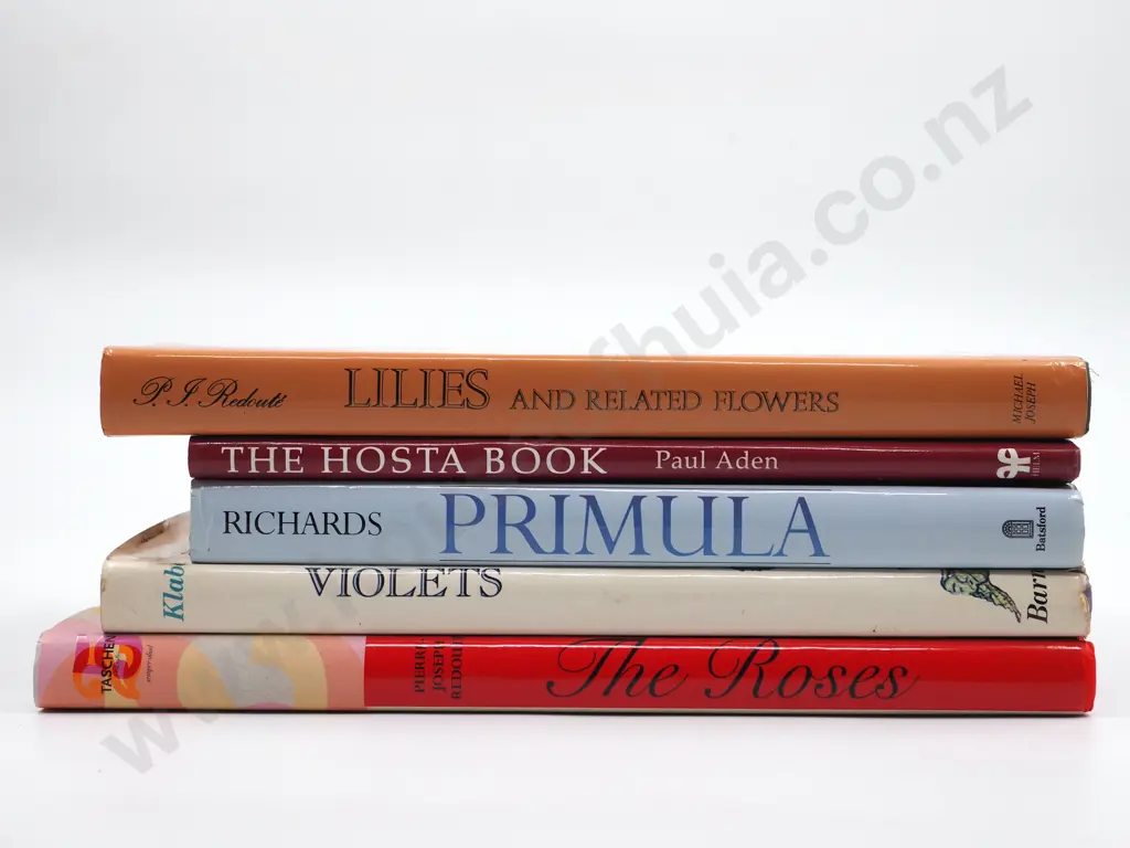 Lot of Five Plant-Related Decorative Coffee Table Books Image 1++
