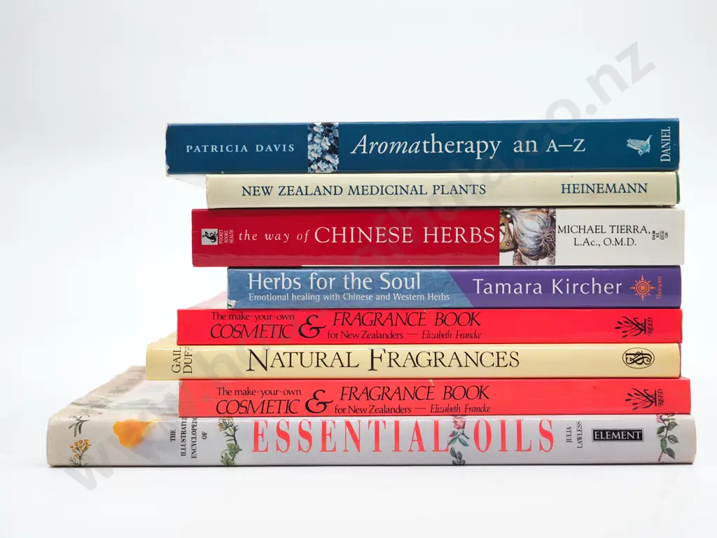 Lot of Eight Books Related to Aromatherapy Image 1++