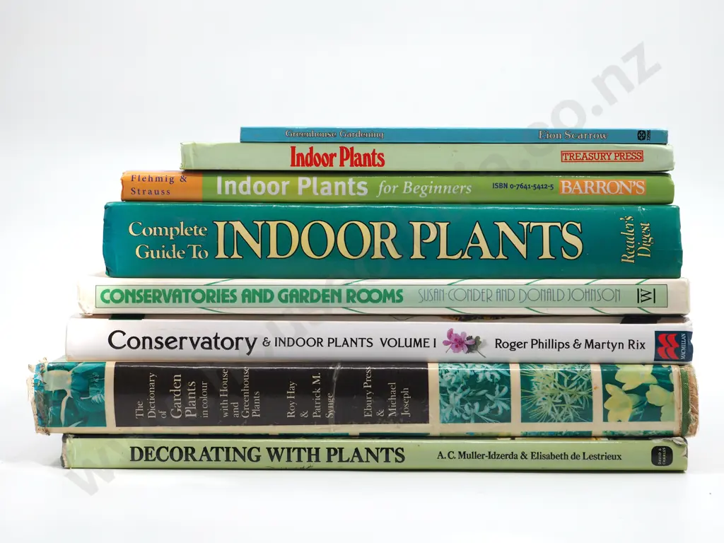 Lot of 8 Indoor Plant Related Books Image 1++