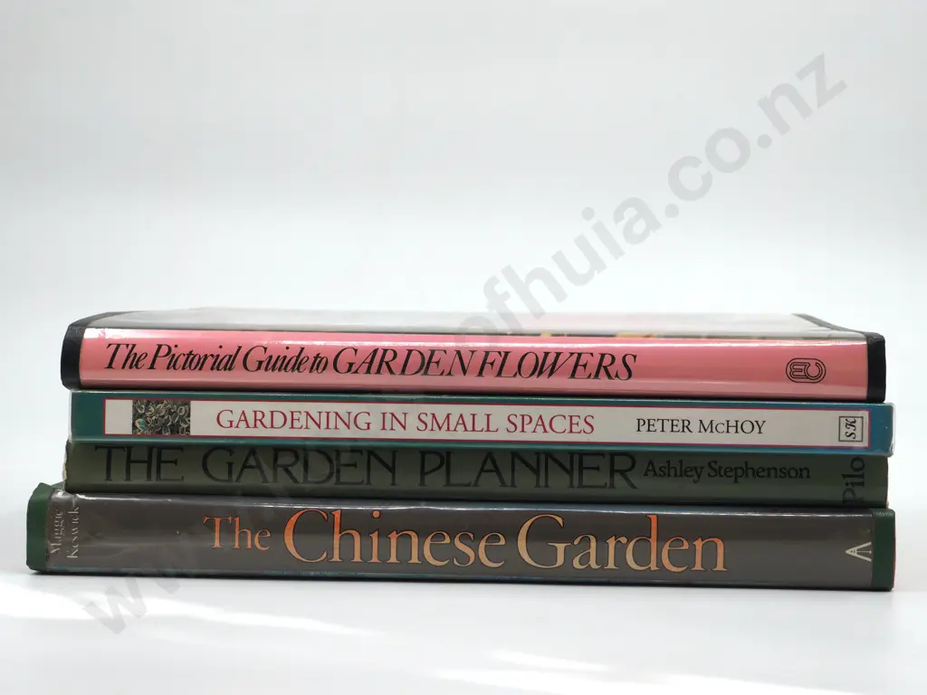 Lot of Four Coffee Table Books on Gardens Image 1++
